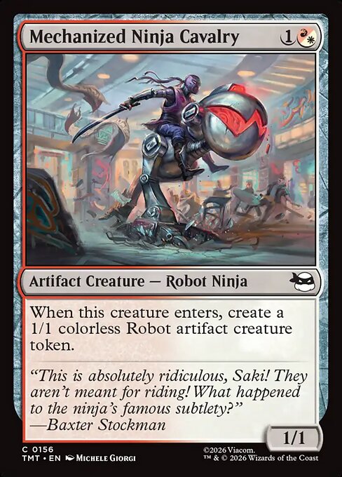 Mechanized Ninja Cavalry (TMT 156)