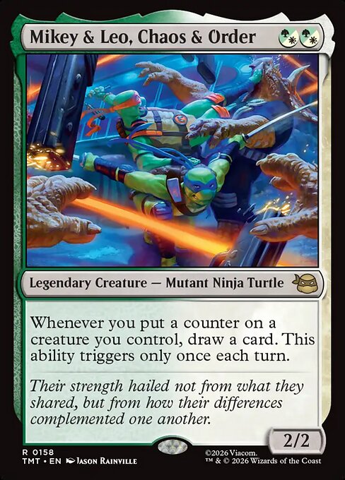 Mikey & Leo, Chaos & Order (TMT 158)