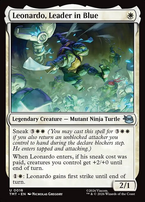 Leonardo, Leader in Blue (TMT 16)