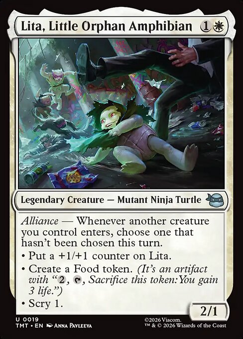 Lita, Little Orphan Amphibian (TMT 19)