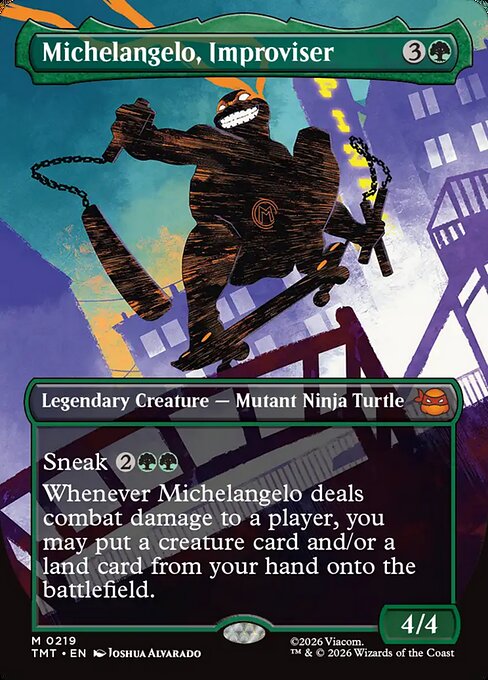 Michelangelo, Improviser (TMT 219)
