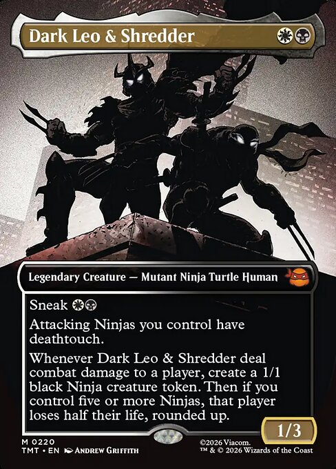 Dark Leo & Shredder (TMT 220)