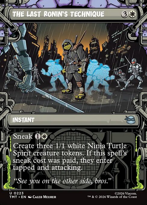 The Last Ronin's Technique (TMT 223)