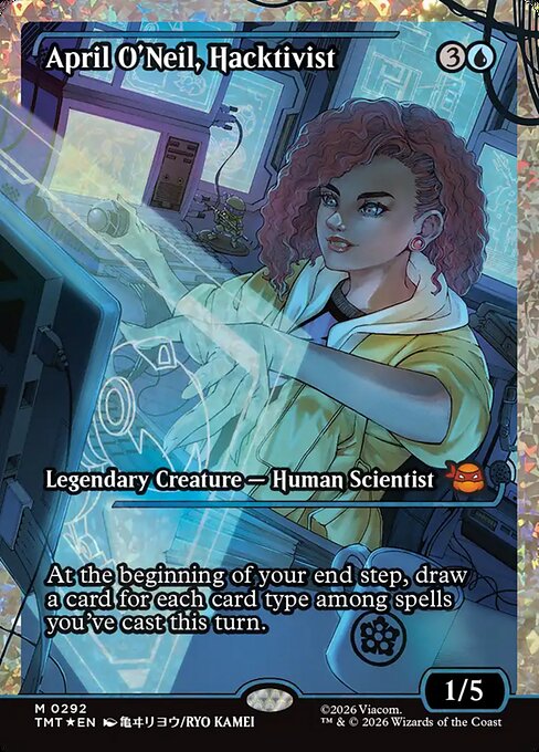 April O'Neil, Hacktivist (TMT 292)