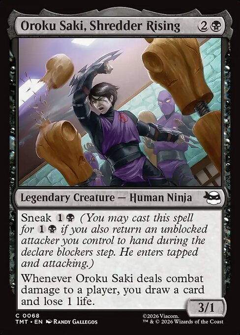 Oroku Saki, Shredder Rising (TMT 68)