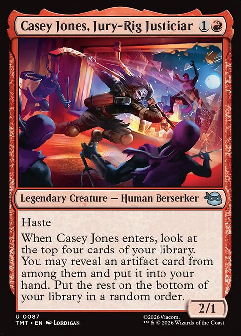Casey Jones, Jury-Rig Justiciar (TMT 87)