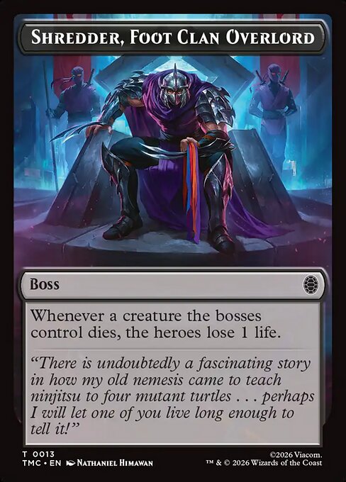 Shredder, Foot Clan Overlord (TTMC 13)
