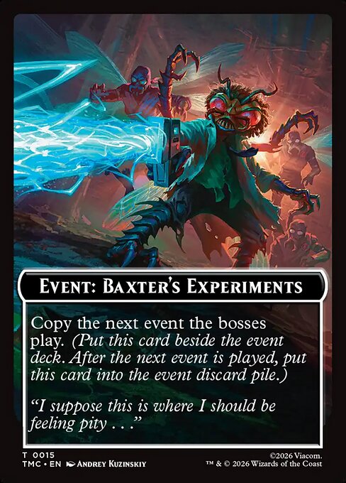 Event: Baxter's Experiments (TTMC 15)