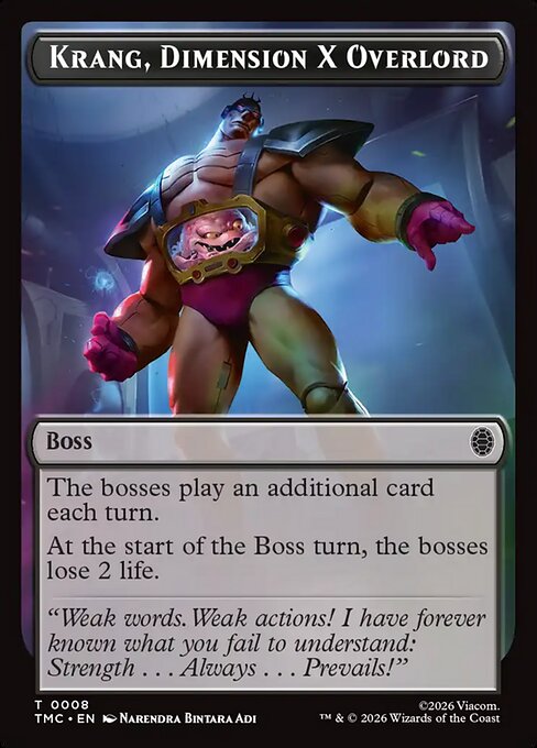 Krang, Dimension X Overlord (TTMC 8)