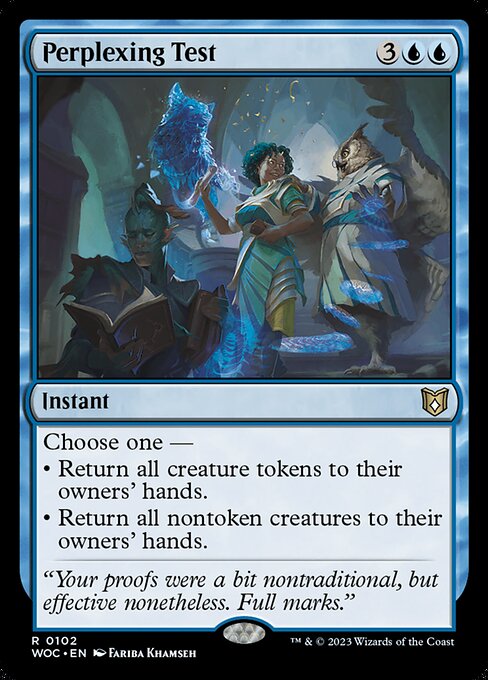 Perplexing Test (WOC 102)