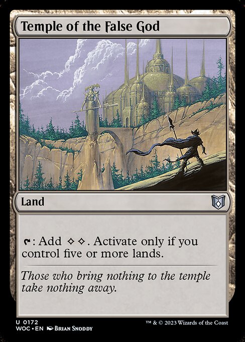 Temple of the False God (WOC 172)