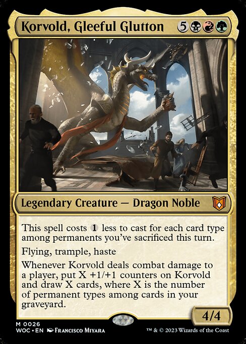 Korvold, Gleeful Glutton (WOC 26)