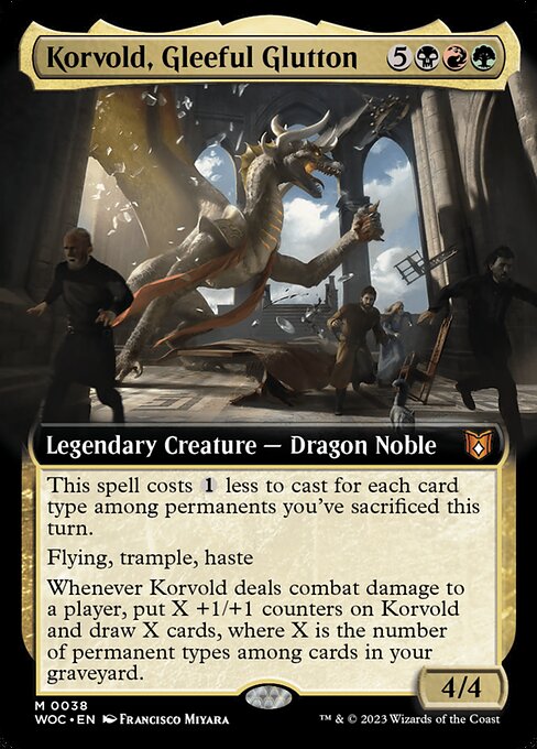 Korvold, Gleeful Glutton (WOC 38)