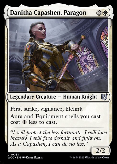 Danitha Capashen, Paragon (WOC 64)