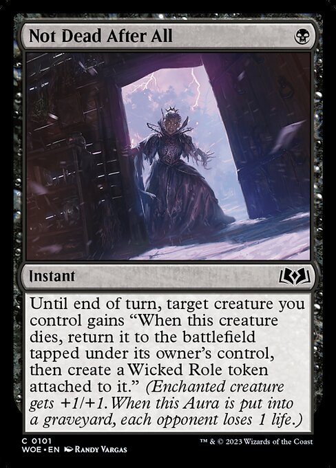Not Dead After All (WOE 101)