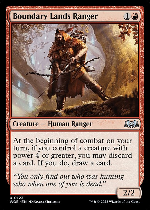 Boundary Lands Ranger (WOE 123)