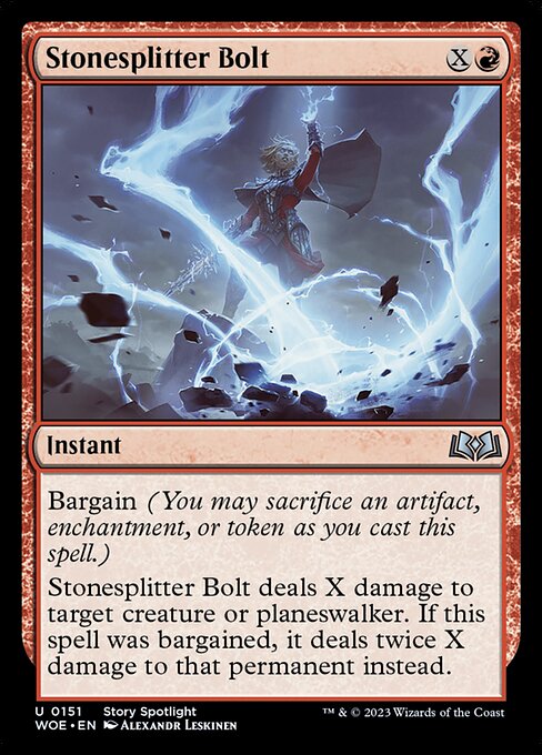 Stonesplitter Bolt (WOE 151)