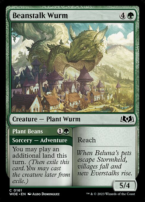 Beanstalk Wurm // Plant Beans (WOE 161)
