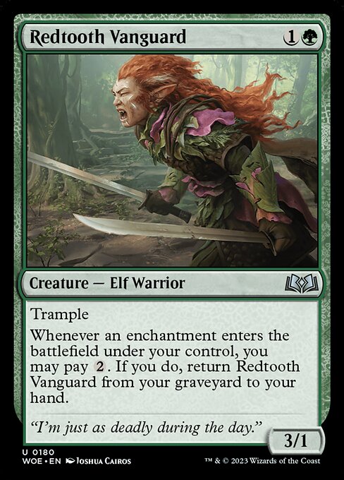 Redtooth Vanguard (WOE 180)