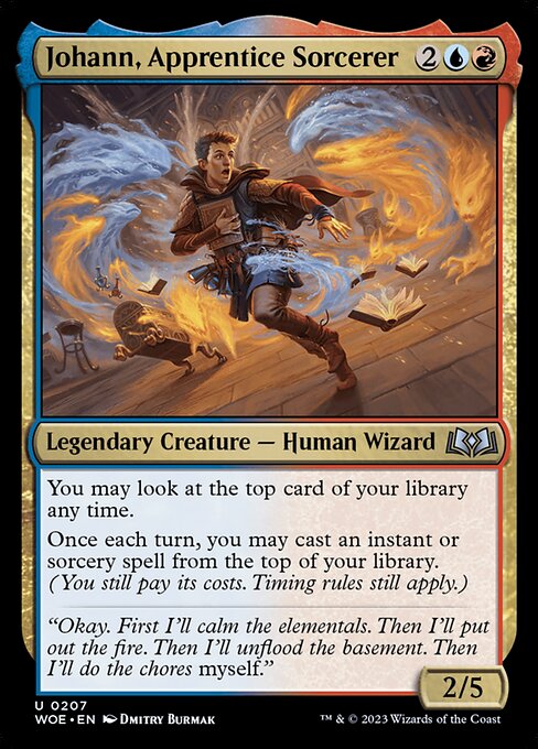 Johann, Apprentice Sorcerer (WOE 207)