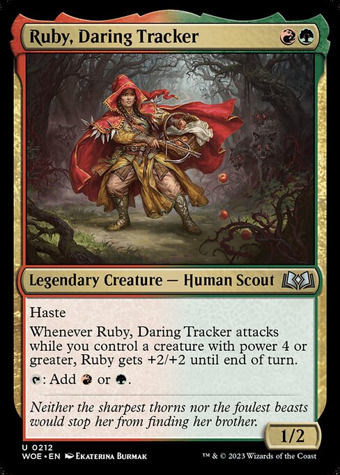 Ruby, Daring Tracker (WOE 212)