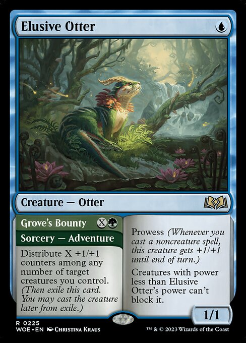 Elusive Otter // Grove's Bounty (WOE 225)