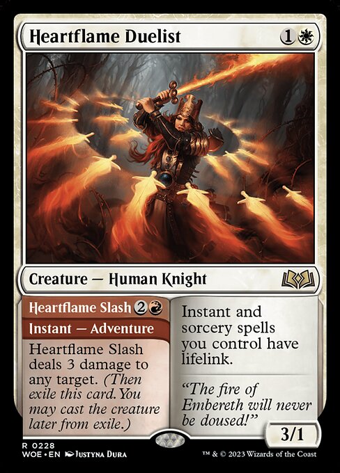 Heartflame Duelist // Heartflame Slash (WOE 228)