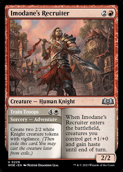 Imodane's Recruiter // Train Troops (WOE 229)