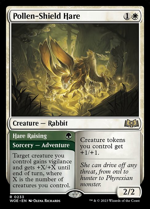 Pollen-Shield Hare // Hare Raising (WOE 233)
