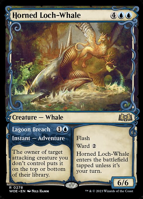 Horned Loch-Whale // Lagoon Breach (WOE 278)