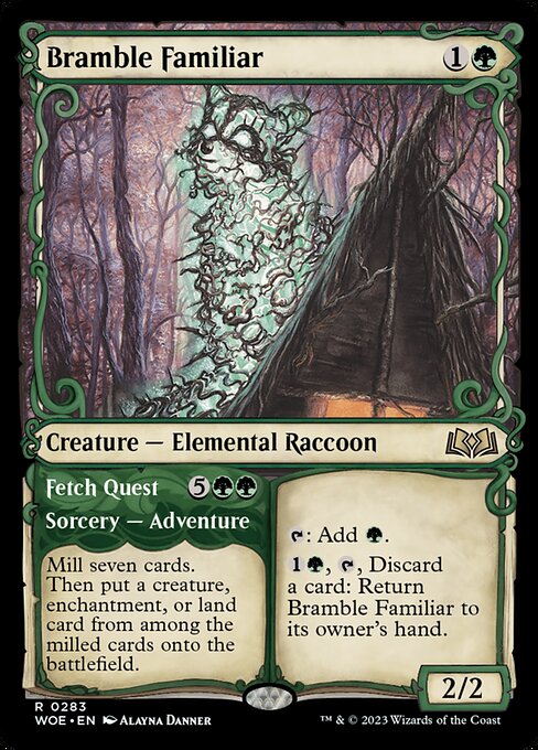 Bramble Familiar // Fetch Quest (WOE 283)