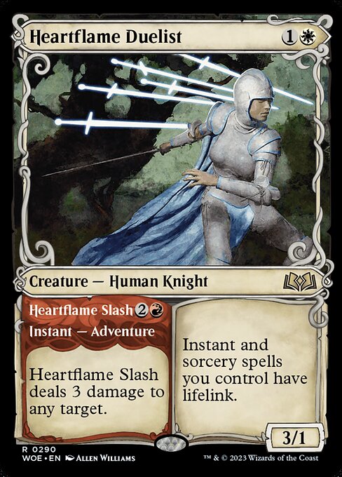 Heartflame Duelist // Heartflame Slash (WOE 290)