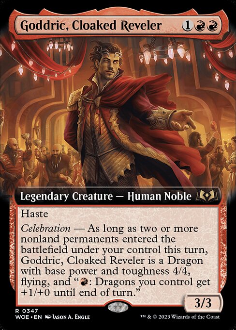 Goddric, Cloaked Reveler (WOE 347)