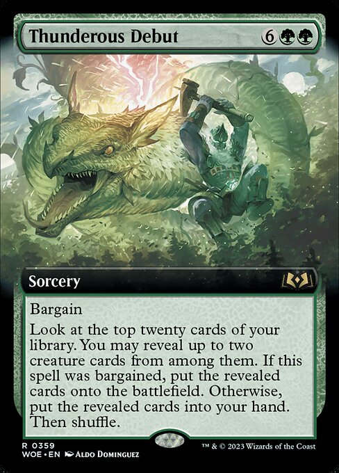 Thunderous Debut (WOE 359)