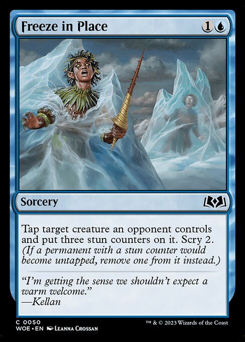 Freeze in Place (WOE 50)
