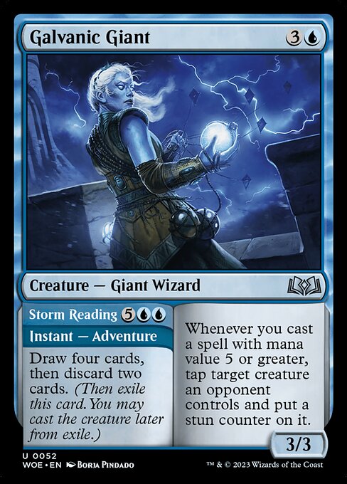 Galvanic Giant // Storm Reading (WOE 52)