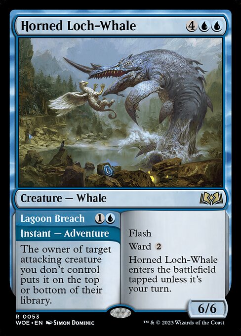 Horned Loch-Whale // Lagoon Breach (WOE 53)