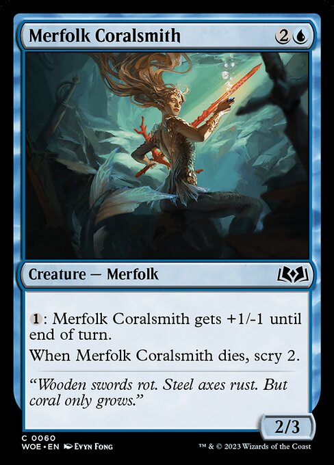 Merfolk Coralsmith (WOE 60)