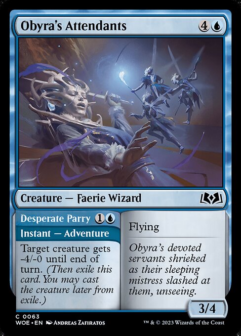 Obyra's Attendants // Desperate Parry (WOE 63)