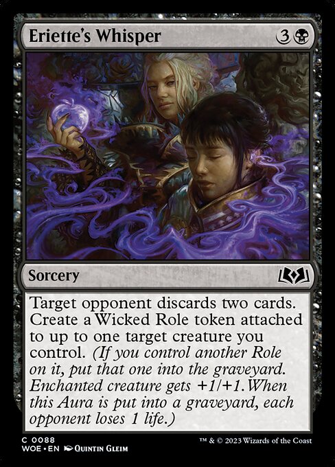 Eriette's Whisper (WOE 88)