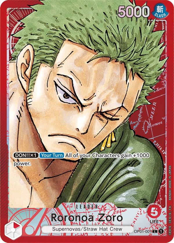 Roronoa Zoro (001) (Parallel) (OP01 001-P)