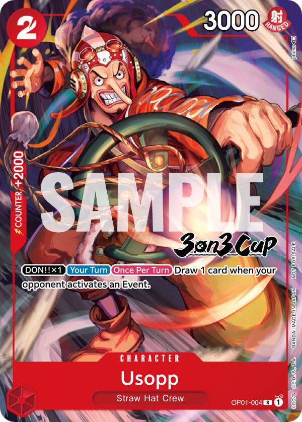 Usopp (3-on-3 Cup) [Participant] (OP01 004-T503255)
