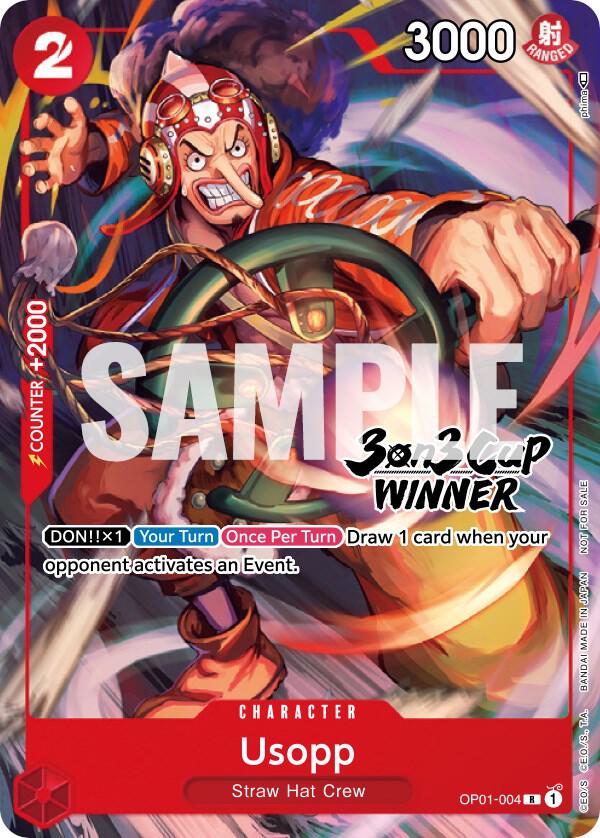 Usopp (3-on-3 Cup) [Winner] (OP01 004-T503256)