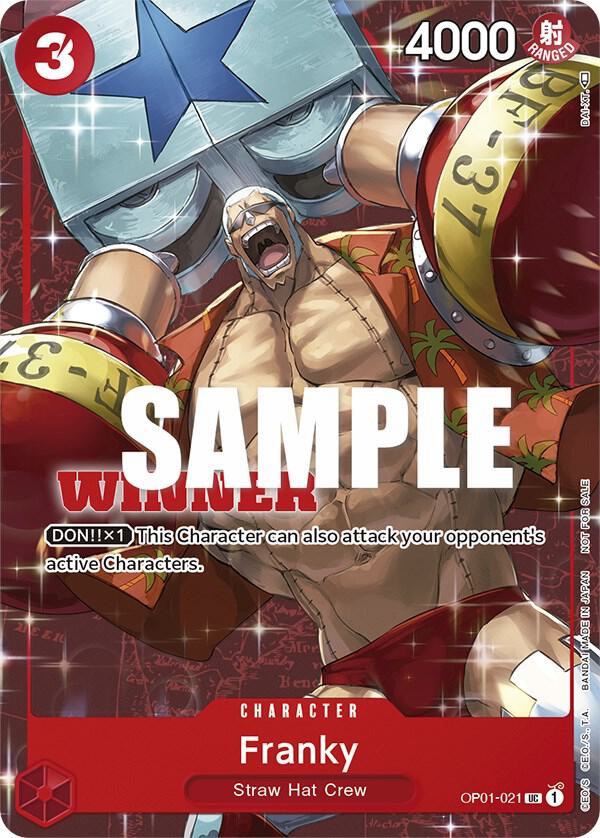 Franky (Tournament Pack Vol. 2) [Winner] (OP01 021-T483153)