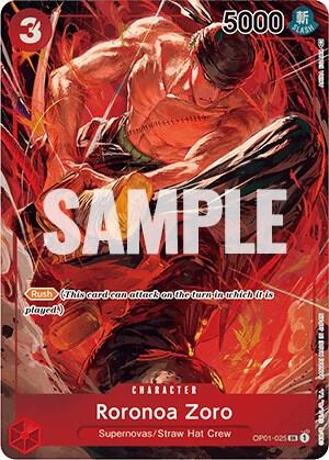 Roronoa Zoro (025) (Parallel) (OP01 025-P)