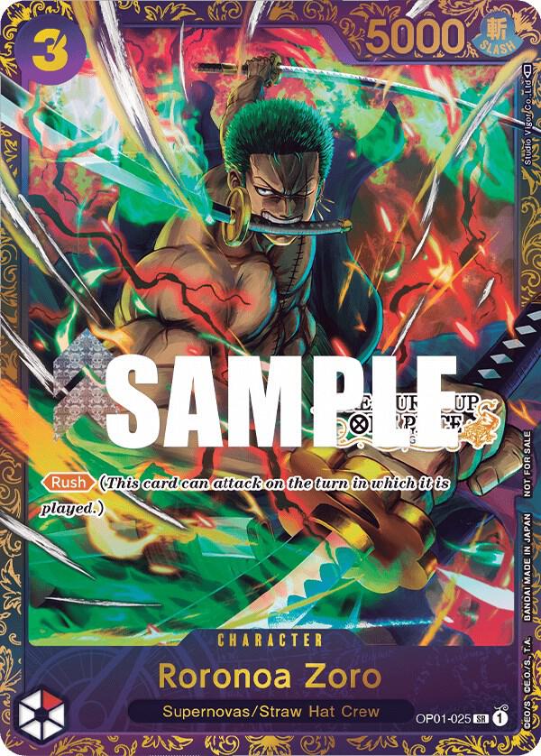 Roronoa Zoro - OP01-025 (Treasure Cup) (OP01 025-T515356)