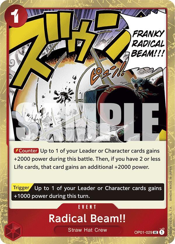 Radical Beam!! (Jolly Roger Foil) (OP01 029-T593272)