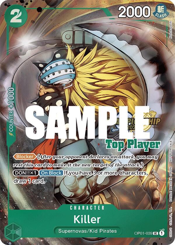 Killer (CS 2023 Top Players Pack) (OP01 039-T525674)