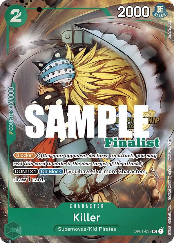 Killer (CS 2023 Top Players Pack) [Finalist] (OP01 039-T525675)