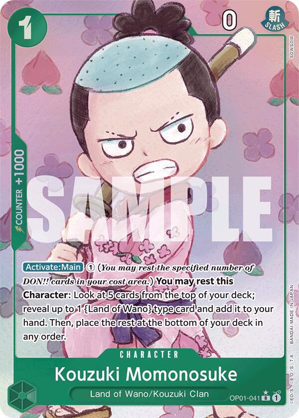 Kouzuki Momonosuke (Alternate Art) (OP01 041-AA)